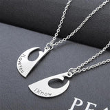 Han Solo & Leia - I Love You, I Know Couple Necklace